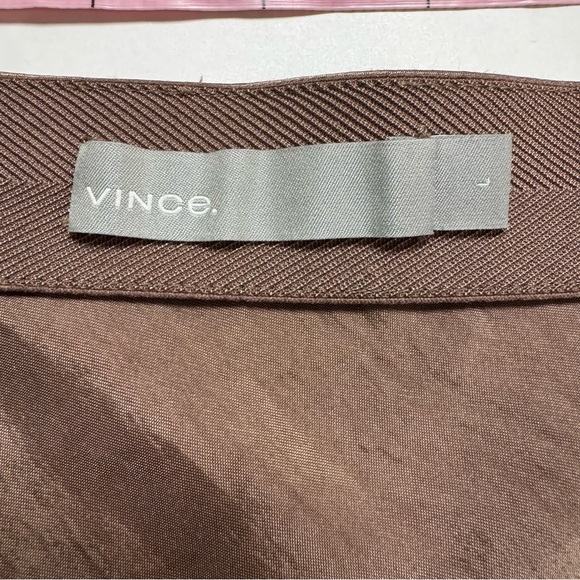 NWOT VINCE. Satin Slip Skirt size Large - Picture 3 of 8